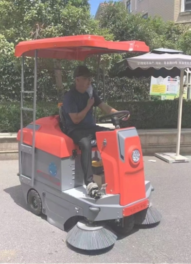 五金厂扫地机客户